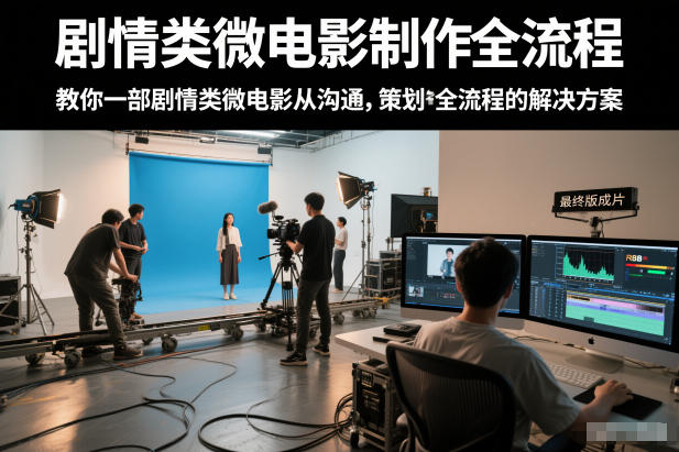 剧情类微电影制作全流程，教你一部剧情类微电影从沟通，策划到拍摄制作全流程的解决方案-小鸿资源库