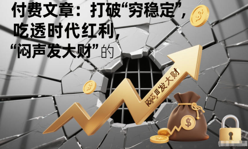 付费文章：打破“穷稳定”，吃透时代红利，“闷声发大财”的终极真谛-小鸿资源库
