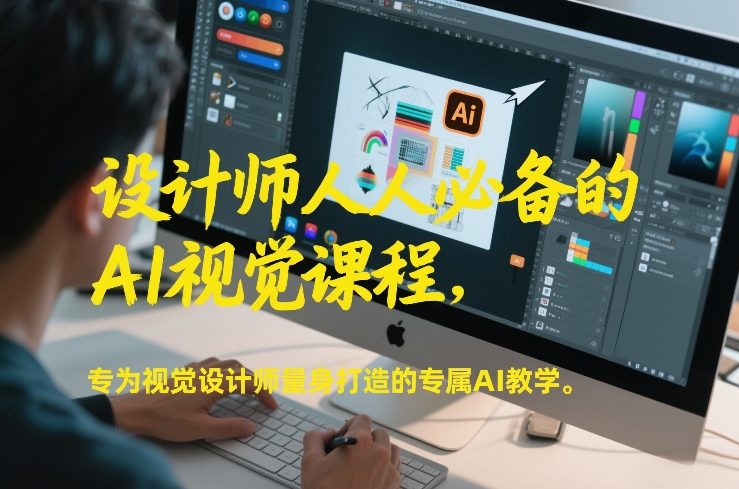 设计师人人必备的AI视觉课程，专为视觉设计师量身打造的专属AI教学-小鸿资源库