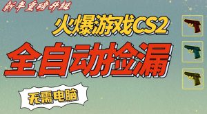 CS2交易市场全自动捡漏賺钱，新年好项目，无需玩游戏，一部手机轻松日入5张，稳定副业【揭秘】-小鸿资源库