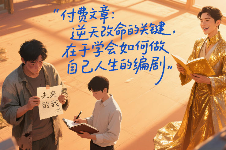 付费文章：逆天改命的关键，在于学会如何做自己人生的编剧-小鸿资源库