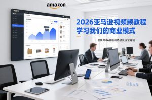 2026亚马逊视频教程，学习我们的商业模式，以及2026最新的选品及运营经验-小鸿资源库