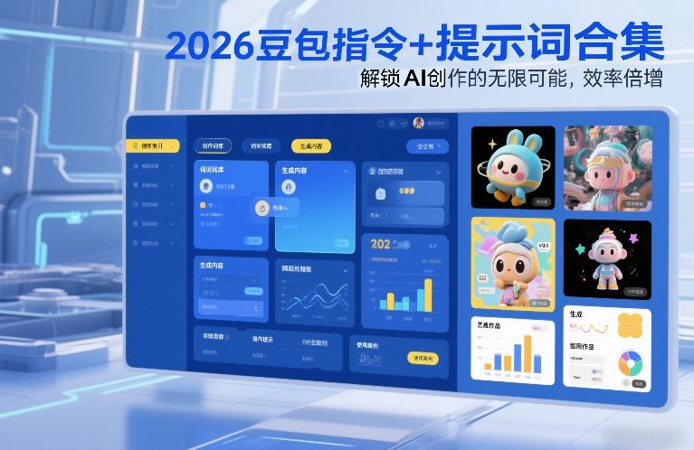 2026豆包指令+提示词合集，解锁AI创作的无限可能，效率倍增-小鸿资源库
