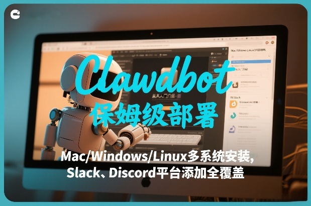 Clawdbot保姆级部署，从入门介绍、Mac/Windows/Linux多系统安装，到Slack、Discord平台添加全覆盖-小鸿资源库