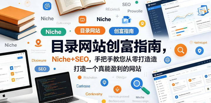 目录网站创富指南，Niche+SEO，手把手教您从零打造打造一个真能盈利的网站【原创双语字幕】-小鸿资源库