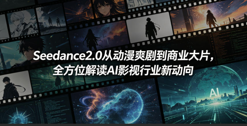 Seedance2.0从动漫爽剧到商业大片，全方位解读AI影视行业新动向-小鸿资源库