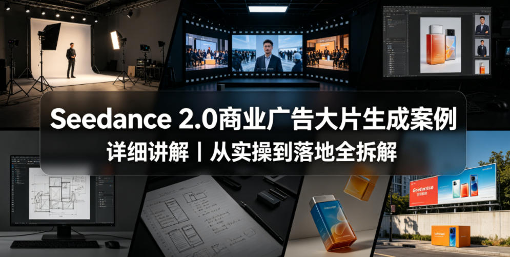 Seedance 2.0商业广告大片生成案例详细讲解｜从实操到落地全拆解-小鸿资源库