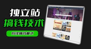 干货来袭！麦子甜带你吃透独立站｜从搭建到引流一站式教学《独立站》第一期-小鸿资源库