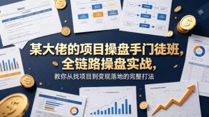 某大佬的项目操盘手门徒班，全链路操盘实战，教你从找项目到变现落地的完整打法-小鸿资源库