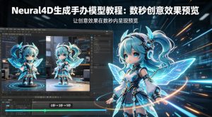 Neural4D生成手办模型教程，让创意效果在数秒内呈现预览-小鸿资源库