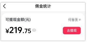 AI图文带货项目，操作2周卖出37件，已结算佣金219-小鸿资源库