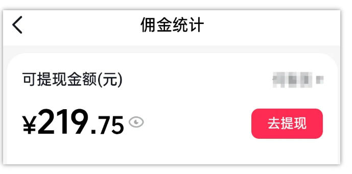 AI图文带货项目，操作2周卖出37件，已结算佣金219-小鸿资源库
