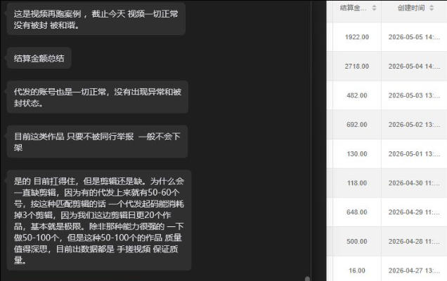 【团长合作2.0】视频矩阵项目_招发手矩阵+剪辑师，共赢项目【揭秘】-小鸿资源库
