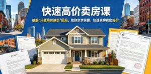 快速高价卖房课，破解“只能降价速卖”困局，助你步步实操，快速卖房卖出好价（更新2026）-小鸿资源库